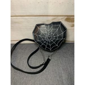 Spider Web Heart  Bag- NEW